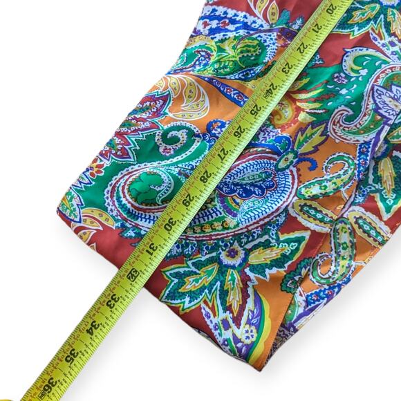 Ralph Lauren Collection Silk Multicolor Oblong Scarf NEW 64" by 8" - Picture 5 of 6